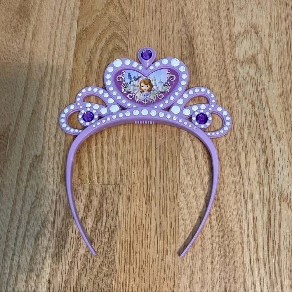 Disney Sofia the First Headband Crown Purple Kids Hair Accessory